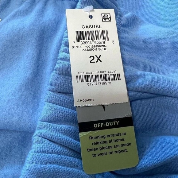 Ideology blue shorts size 2X Brand new with tags‎ - Picture 3 of 5